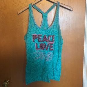 XL Aqua Tank Top $8.00 (racer back)